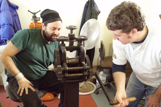 make your own wedding ring stock with a rolling mill