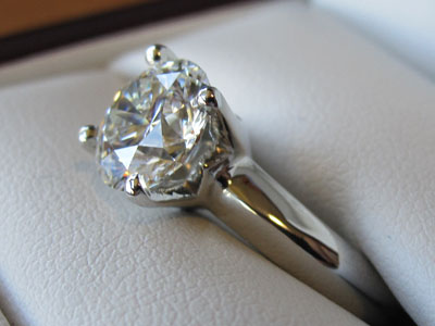 platinum diamond solitaire 