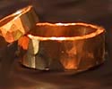 Solid 24kt gold rings