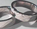 mokume gane wedding ring