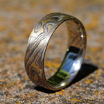 Mokume Gane Wedding Ring