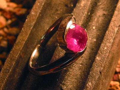 ruby engagement ring