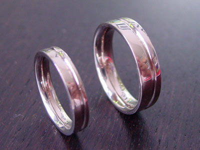 white gold wedding rings custom designed